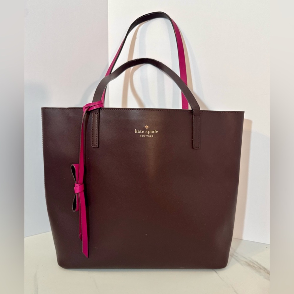 Kate Spade Lawton Way Rose Tote (Deep Plum)